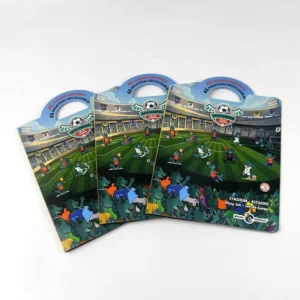Factory Custom Paper Bi-Fold Advertising Brochure Printing Service with Glossy Lamination and Full-Color Printing