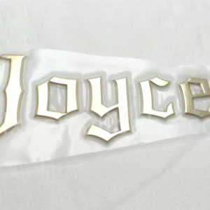 Factory Custom Printed 3D Heat Transfer Eco-Friendly Letters Name Brand Logo TPU Labels Embossed Iron Garment Patches