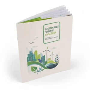 Factory Custom Printed Brochure Booklet Durable Cardboard Offset Printing