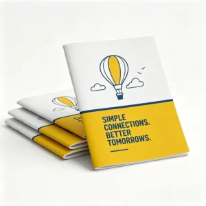 Factory Custom Printed Brochure Catalogue Glossy Finish Logo