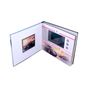 Factory Custom Printed LCD Recordable Music Card Brochure Video Booklet