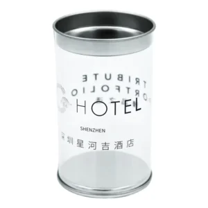 Factory Custom Recyclable PVC PET PP Recycled PET Transparent Cylindrical Cosmetic Packaging Box OEM ODM Custom Logo Varnishing