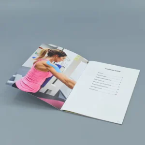 Factory Custom Size Instruction Manual A4 Paper Flyer Catalog Sheet Brochure Printing