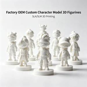 Factory Custom Stainless Steel Character Model 3D Figurines SLA SLM 3D Printing CNC Service for Small Batch Production
