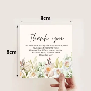 Factory Custom Thank You Greeting Card for After-Sales Greetings