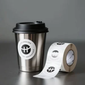 Factory Custom Vinyl Paper Sticker Labels for Coffee Cups