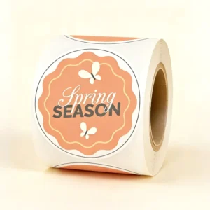 Factory Custom Waterproof Packaging Label Sticker Roll Manufacturer