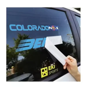 Factory Custom Window Sticker UV Resistant Eco-Friendly High Resolution PVC