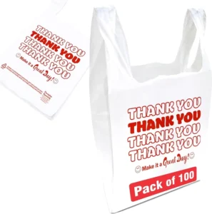 Factory Customization Disposable Reusable Standard-Size Supermarket Shopping Recyclable HDPE Bag