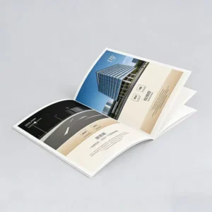 Factory Customized A5 A4 Full-Color Magazine Booklet Instruction Manual Catalog Company Brochure Printing