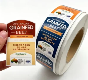 Factory Customized Self-Adhesive Paper Industrial Barcode Label Rolls