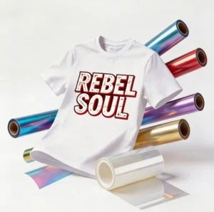 Factory DTF Transfer Film Roll Custom Logo Graphic Washable Soft Hand Feel Full HD