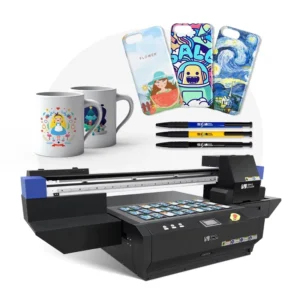 Factory Direct A1 A2 A3 Digital Inkjet UV Flatbed 2-in-1 DTF Sticker Plastic Leather PVC Card Acrylic Printer