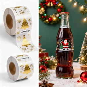 Factory Direct Custom Christmas Baking Sealing Stickers