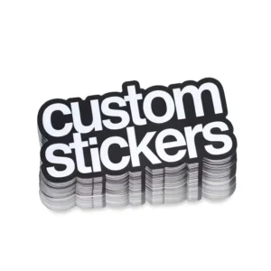 Factory Direct Custom Clear Transparent Vinyl Stickers Labels