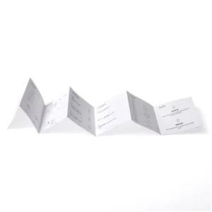 Factory Direct Custom Folded Brochure Instruction Booklet User Manual Printing