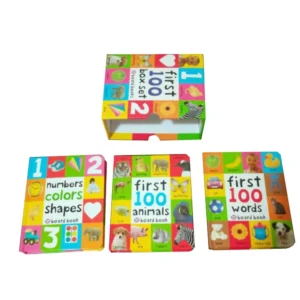 Factory Direct Custom Full-Color Baby Early Education Story Book, 100 Words, 3-Piece Set