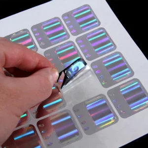 Factory Direct Custom Heat-Resistant Tamper-Evident Waterproof Holographic Security Sticker Labels