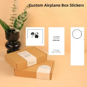 Factory Direct Custom Ins Style Adhesive Mailer Box Sealing Sticker