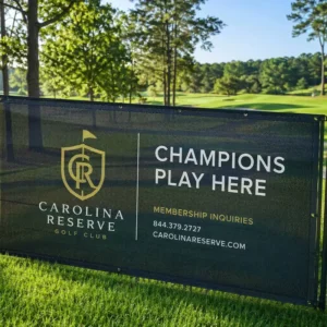 Factory Direct Custom PVC Mesh Banner Outdoor Advertising Print OEM UV Resistant Weatherproof Large Format USA Canada