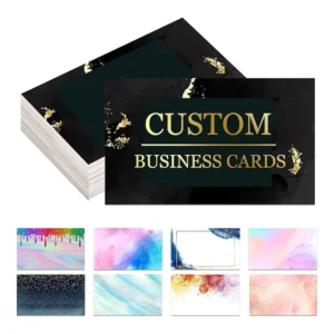 Factory Direct Custom Printed Art Paper Business Cards with Personalized Logo, Single or Double-Sided Printing