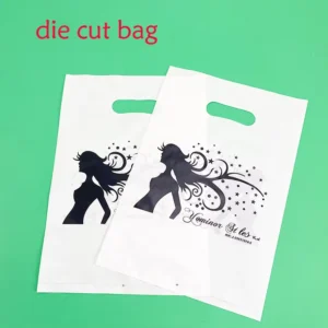 Factory Direct Custom Printed PE/LDPE Die-Cut Shopping Bag