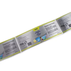 Factory Direct Custom Printed Product Packaging Label Stickers