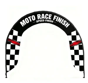 Factory Direct Custom Race Arch Banner with Weighted Base for Cross Country