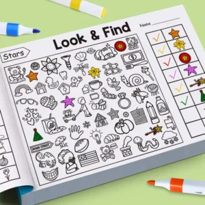 Factory Direct Eco-Friendly Educational Children’s Look-and-Find Books for Observation and Concentration Skills