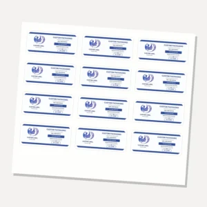 Factory Direct Laser Holographic PET Anti Counterfeit Print Labels for Boxes and Bottles