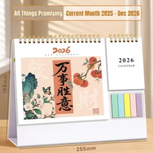 Factory Direct Office Calendar Customized Luxury Desktop Planner with Logo Durable Business Stationery