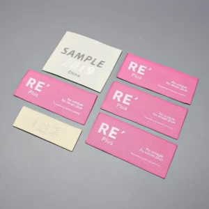 Factory Direct Organic Cotton Fabric Tag Clothing Labels Custom Woven Label for Apparel