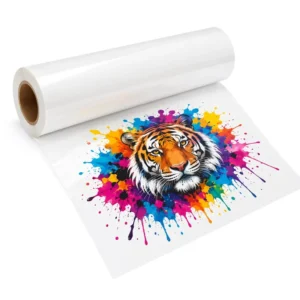Factory Direct PET Single Sided Heat Transfer DTF Film Waterproof Cold Peel 60cm x 100m Roll