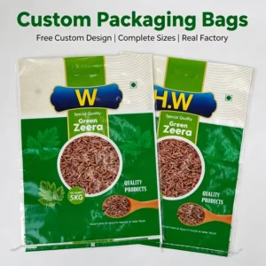 Factory Direct Portable Transparent BOPP-Laminated Polypropylene Bags Gravure Printed Recyclable Packaging for Rice Zeera Powder and Flour
