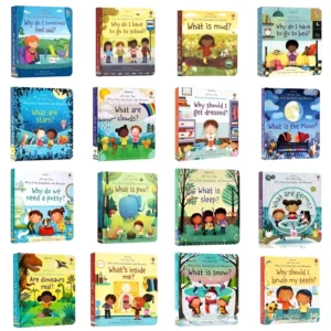 Factory Direct Q&A Series Lift-the-Flap Children’s Educational Books for Early Education
