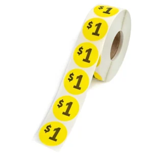 Factory Direct Round Sticker Rolls, Custom Printed