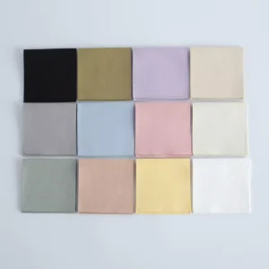 Factory Direct Supply Flip-Top Envelope-Style Brushed Microfiber Jewelry Gift Bag with Drawstring