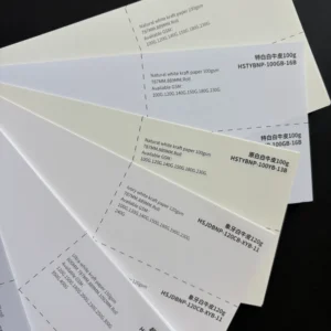 Factory Direct White Kraft Paper for Hang Tags, Wrapping, Tote Bags, and Gift Card Boxes