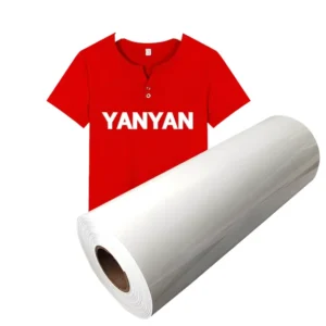 Factory Direct White Sublimation Heat Transfer Film PET Digital Printing Textile Transfer Paper Rolls Custom Logo