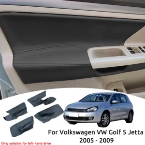 Factory Door Panel Cover Car Interior Door Armrest Panel Cover Sticker Trim for Volkswagen VW Golf 5 Jetta