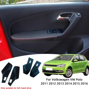 Factory Door Panel Cover Car Interior Door Armrest Panel Cover Sticker Trim for Volkswagen VW Polo