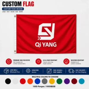 Factory Indoor Outdoor Custom Flags and Banners in Any Size