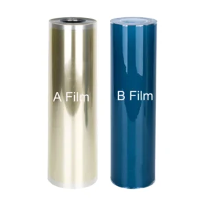 Factory Instant Hot-Peel Water Transfer UV DTF AB Film 30cm 62cm A4 Sticker Roll with 3D Embroidery Effect