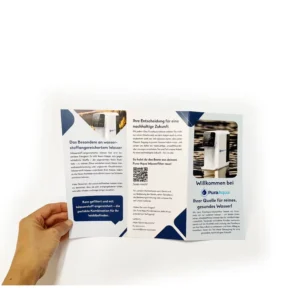 Factory Low MOQ Custom CMYK Offset Printing Accordion Fold Brochure Catalog Flyer Business Leaflet Booklets Advertising Paper