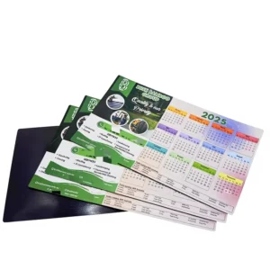 Factory Magnetic Paper Calendar Fridge Magnet Eco-Friendly Washable Refrigerator Sticker Decor Home Kitchen