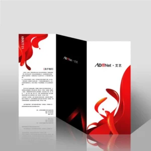 Factory Manufacture Custom Waterproof Cardboard Commercial Travel Advertising Digital Instruction Folded Leaflet Printing Flyer