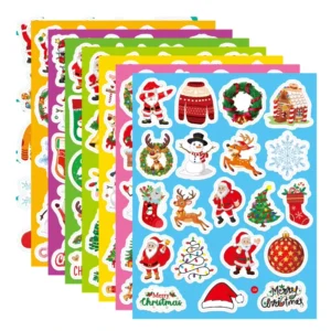 Factory OEM Custom Waterproof Die-Cut Cartoon Vinyl Logo Stickers for Laptop and Phone
