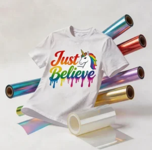 Factory PET and Paper Heat Transfer Stickers for Clothing, Sold Directly by Manufacturer