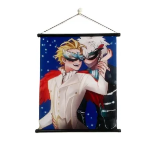 Factory Price Custom Digital Printing Polyester Fabric Hanging Banner Poster Wall Scroll