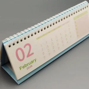 Factory Price Desk Display Paper Table Calendar With Logo for Office Use Custom Digital Advent Calendar